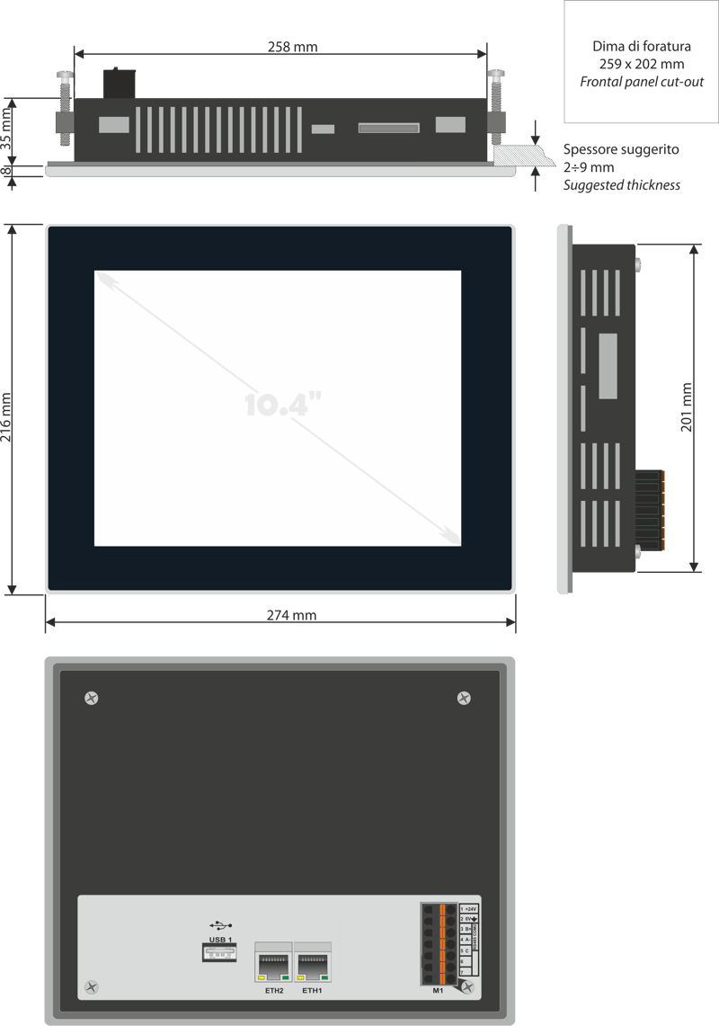 disegno TD810-HMI-1