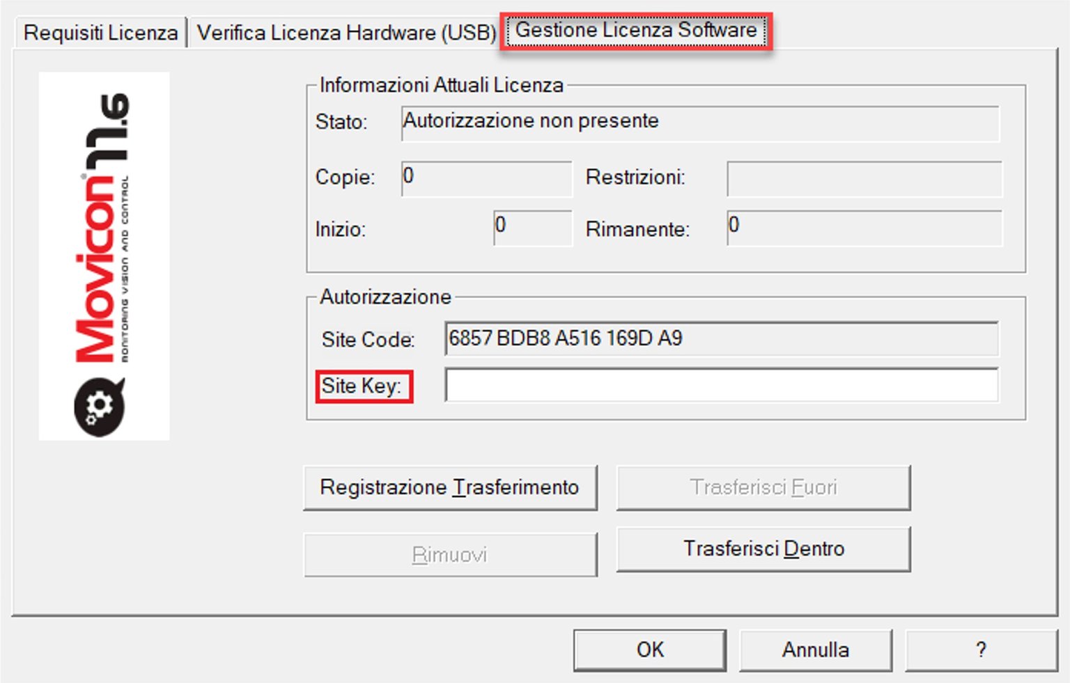 Movicon 11.6 Licence Activation