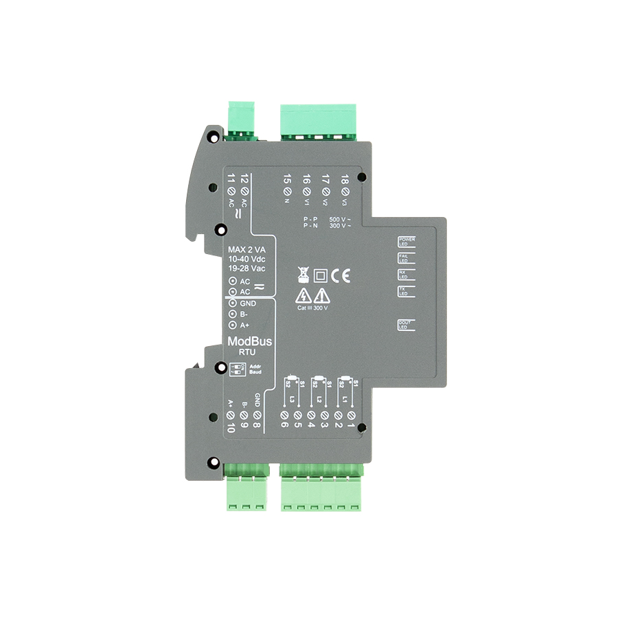 Analizzatore di rete trifase Modbus