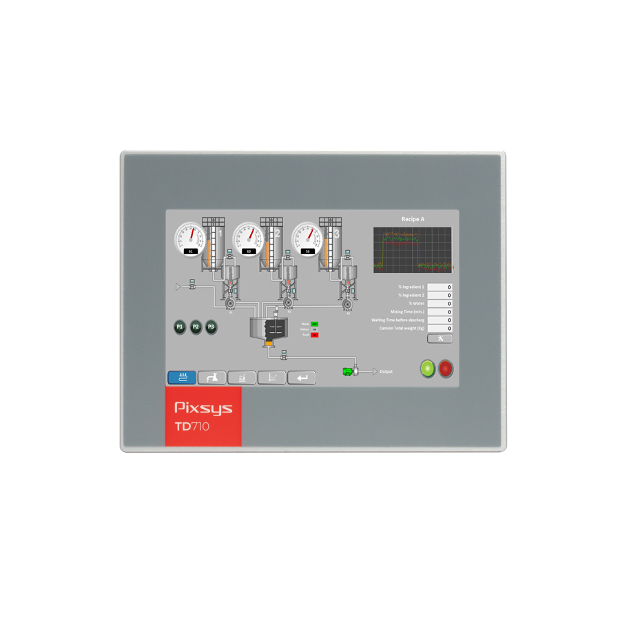 TD710 | Pannello operatore 7" con Soft-PLC