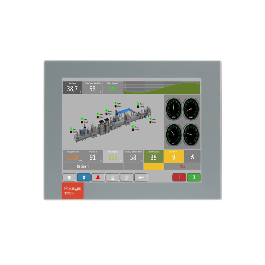 TD810 | Pannello operatore 10.4" con Soft-PLC